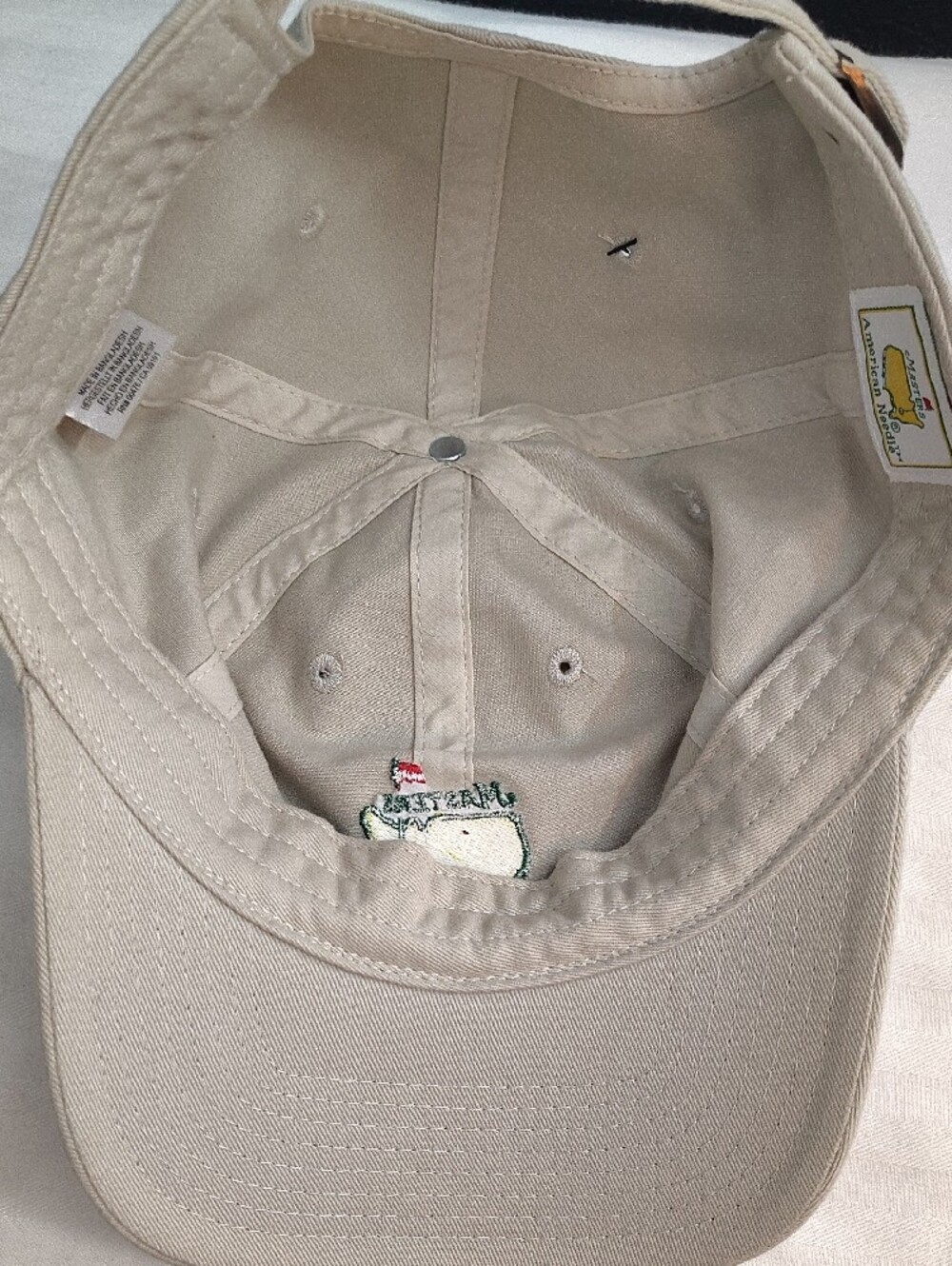Official Masters Tournament Slouch Hat NWT Stone Kaki AUG500S - Picture 4 of 7
